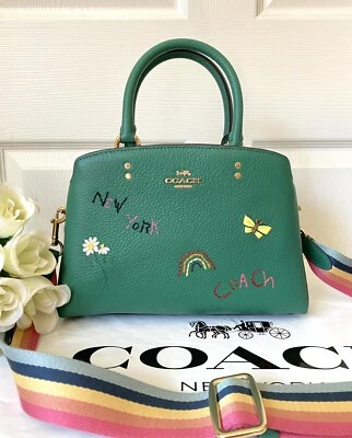 Nuevo con etiquetas Coach Mini Lillie Carryall con diario bordado C8364 $478 Foto 1 de 4