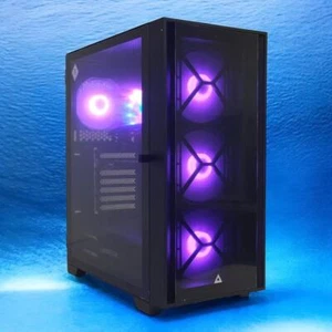 Gaming PC RGB i7 64GB RAM 1TB SSD RX580 Desktop Computer WINDOWS 11 Pro WIFI - Picture 1 of 17