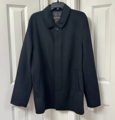 Michael Kors Men's Plush Car Wool Coat, Size-M - Image 1 of 4