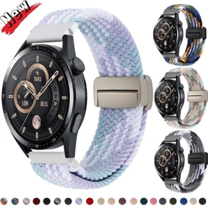 Magnetic Nylon Sport Watch Band 20/22mm Universal Replacement Smart Wrist Strap - Picture 1 of 64