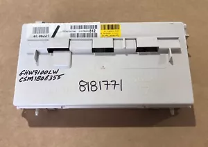 Control de lavadora Whirlpool CCU 8181771 GHW9100LW GHW9100LW0 GHW9100LQ GHW9100LQ0 - Imagen 1 de 3
