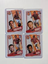 Topps I-Card 2006-07 Premier League Football 4x Cards - Rooney, Ferdinand, Saha