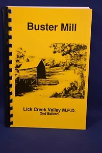 Rare Buster Mill Cookbook Lick Creek Valley Fire Dept,1989,Mint Condition - Picture 1 of 4
