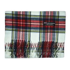 For Women Royal Stewart 100% Cashmere Scarf Check Plaid Tartan Made In Scotland - Picture 1 of 24