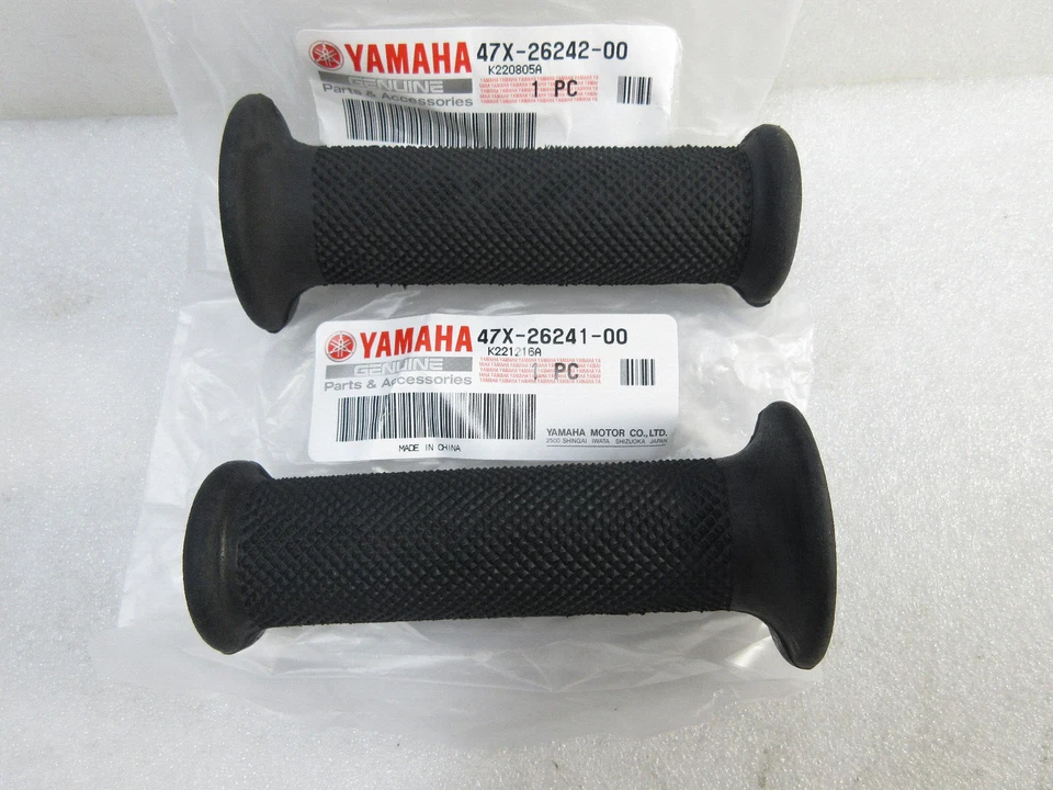 Yamaha FZR1000 TZR250 RZ350 Rubber Grip L/R OEM Tube 47X-26241-00 47X-26242-00 Foto 1 de 4