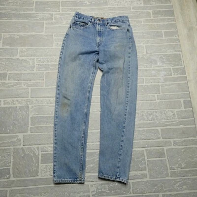 ВИНТАЖНЫЙ Levis Silver Tab 525 джинсы размер 30 x 30 сужающийся ноги синий джинсовой ткани сделано в США - Изображение 1 из 4