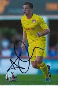 CARDIFF CITY HAND SIGNED ANDREW TAYLOR 6X4 PHOTO 8. - Picture 1 of 1