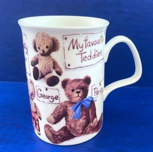 THE LASCELLES COLLECTION Stuffed Teddy Bears Coffee England Bone China MUG New - Picture 1 of 3