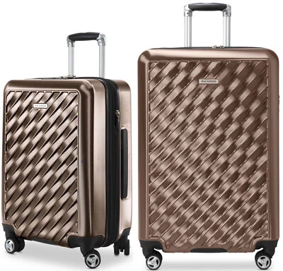 Ricardo Melrose Hardside Juego de 2 Piezas (20" y 25") con Kit de Viaje GRATIS (Bronce) Foto 1 de 4