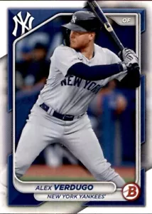 LOT OF 5 2024 BOWMAN BASE PAPER VETERAN #88 ALEX VERDUGO NEW YORK YANKEES - Picture 1 of 2