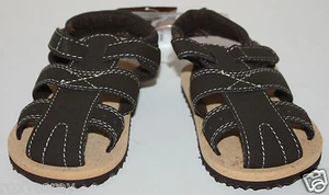 Carter's Baby Infant Boys Brown Fisherman Sandals Size 2 or 3-6 months NWT - Picture 1 of 2