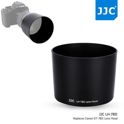 JJC LENS HOOD SHADE FOR CANON EF 135mm f/2L USM 180mm f/3.5L Macro USM (ET-78II) - Image 1 of 4