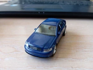 WELLY - AUDI A4 BLUE 1/64 APROX NEW - Imagen 1 de 8