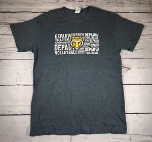 Depauw Volleyball T Shirt Medium Grey - Picture 1 of 8
