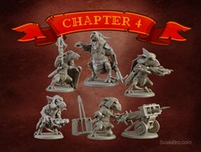 28 mm miniature Nutracker Guards (vol.4) for Mice and Mystics tabletop resin kit