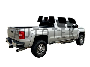 PreCut Window Film Any Tint Shade For GMC Sierra 2500 Crew Cab 2015-2019 - Picture 1 of 11