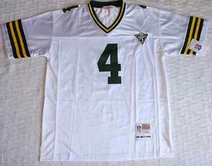 NEW! BRETT FAVRE GREEN BAY PACKERS white MITCHELL & NESS 1993 jersey sz 2XL (52) - Picture 1 of 4