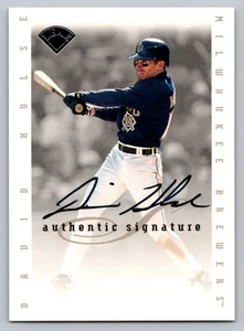 David Hulse Brewers 1996 Leaf Signature Series Autograph - Bild 1 von 2