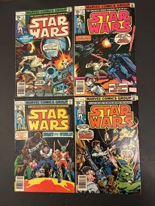 Star Wars Lot - 5, 6, 8, 9 - (Marvel Comics 1977-78) Konvolut 4 Comics - Bild 1 von 24