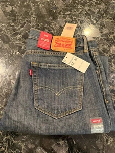 NWT Levi’s 505 Regular 34x32 Sits at waist, extra room in thigh - Picture 1 of 24
