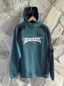 Sudadera con capucha de poliéster Philadelphia Eagles Reebok usada en excelente estado talla M - Imagen 1 de 14