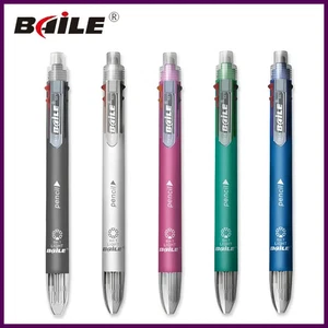 6-in-1 Multifunktionsstift: 5 Farben 0,7 mm Kugelschreiber & 0,5 mm Automatik - Bild 1 von 29