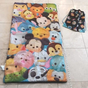 Disney Tsum Tsum Multi Character Sleeping Bag Matching Drawstring Tote Bag  - Picture 1 of 22
