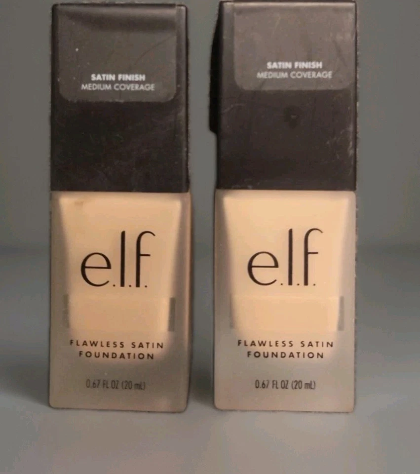 2 E.L.F. Flawless Finish Foundation Medium Coverage 120 PEARL 0.67 oz New Sealed - Image 1 of 1