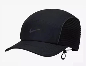 Nike Dri Fit ADV Gorra para Correr Adulto Unisex Negra FJ0736-010 Talla S/M ¡RARA! - Imagen 1 de 9