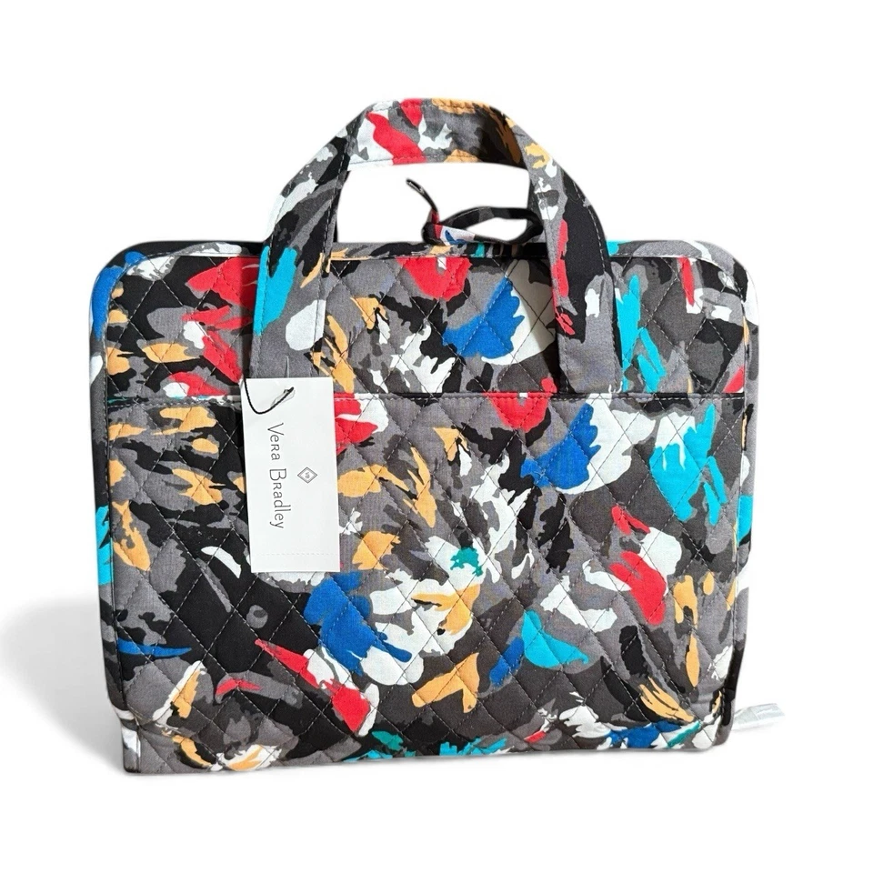 NWT Vera Bradley Hanging Travel Organizer Splash Floral Cosmetic Bag Multicolor - Image 1 of 4