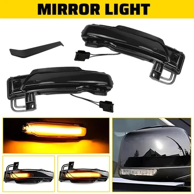 Luces de señal laterales LED ámbar dinámico para Dodge WD Durango 2011-2023 2 piezas Foto 1 de 4