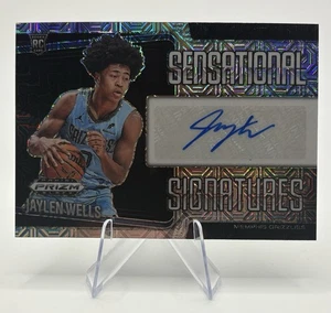 2024-25 Prizm Black Jaylen Wells Sensational Signatures RC Mojo Prizms Auto /25 - Picture 1 of 2