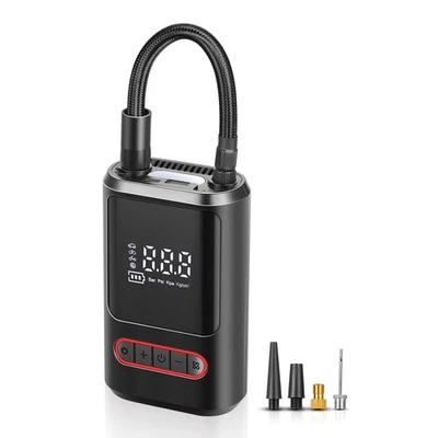 150 PSI Air Inflator Red Cordless Air Pump Car Tire w/4000mAh Long-life Battery - Imagem 1 de 4