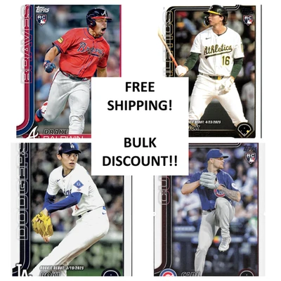 2025 Topps Update Base Cards - #US1-US175 Complete Your Set, You Pick! - Image 1 of 2