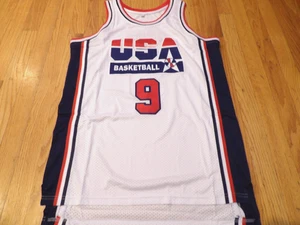 CAMISETA BLANCA MALLA MICHAEL JORDAN PERSONALIZADA DREAM TEAM EE. UU. 1992 TALLA M - Imagen 1 de 5