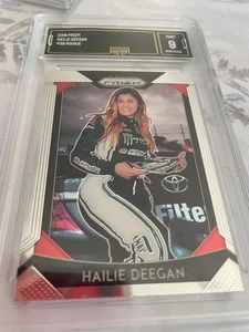 HAILIE DEEGAN 2019 PRIZM ROOKIE RC # 39  GRADED 9 L@@@K - Picture 1 of 2