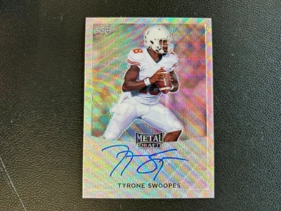 Tyrone Swoopes 2017 hoja de metal autógrafo automático radiocontrol Texas Longhorns E21 Foto 1 de 2