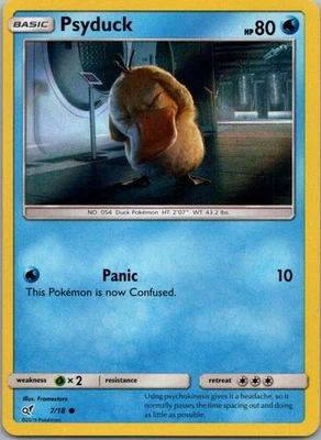 Pokemon TCG Psyduck 7/18 Detective Pikachu Holo LP - Image 1 of 2