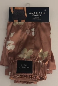 American Eagle Pocket Boxers Mens Large Satin - Picture 1 of 2