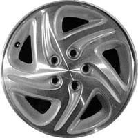 16" Dodge Intrepid Wheel Rim Factory OEM 2024 1993-1997 Machined Silver - Image 1 of 2