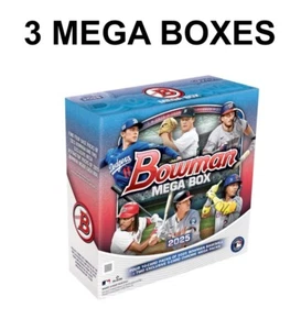 PYT - CINCINNATI REDS 2025 Bowman Baseball! 3 Mega Boxes (6:40) 6/11 - Picture 1 of 5