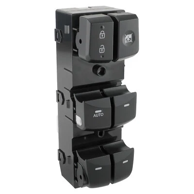 Interruptor de ventana de puerta principal del lado izquierdo negro para Hyundai Elantra 2011-2015 Foto 1 de 4