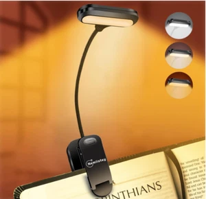 Rechargeable Book Light Reading Lights for Books in Bed with 3 Color Temperat... - Picture 1 of 7