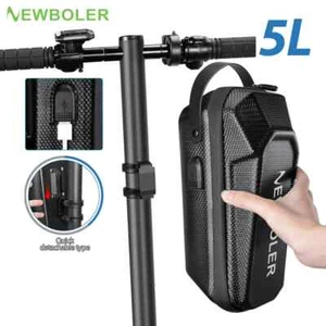 Bolsa frontal para scooter eléctrico bolsa con asa con puerto USB impermeable liberación rápida - Imagen 1 de 18
