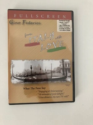Gino Federici from Italy with Love fullscreen DVD New Sealed  - Image 1 of 4