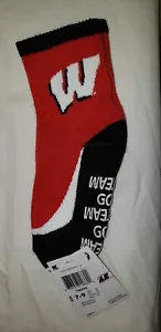 Wisconsin Badgers NCAA Jugend Grip the Turf Socken Größe 7-9 - Bild 1 von 3