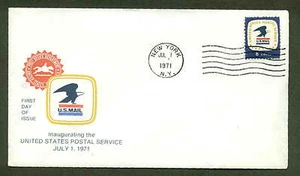1396 USPS 7-1-71 FDC New York, NY Official Cachet Machine Cancel - Picture 1 of 1