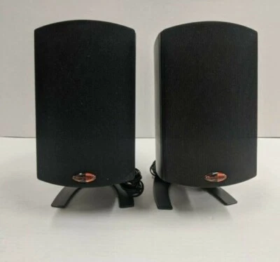 Replacement Pair KLIPSCH PROMEDIA 2.1THX SATELLITE SPEAKER WITH WIRE/STAND/GRILL - Image 1 of 4