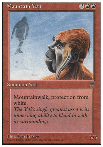 MTG - Mountain Yeti - Chronicles - NM, English Magic FLAT RATE SHIP - Image 1 of 1