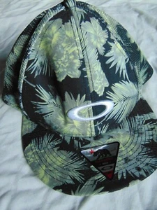 NEW ! Men's Oakley Sublimated Tropical Adjustable Mesh Cap Hat OSFA - Picture 1 of 2